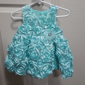 Teal/mint dress